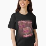 The horrors persist but so do I hamster word art Unisex T-Shirt