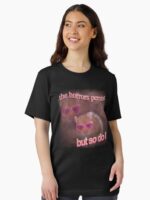 The horrors persist but so do I hamster word art Unisex T-Shirt