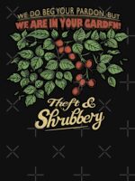 Theft and Shrubbery: Bob Mortimer Quote Unisex T-Shirt - Image 7