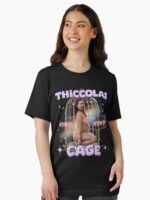 Thiccolas Cage Funny Meme Unisex T-Shirt