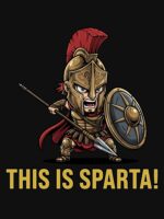 This is Sparta - Kawaii Spartan Warrior Greek Meme Unisex T-Shirt