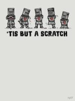 Tis But A Scratch Unisex T-Shirt - Image 7