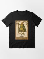 Twas The 'Tism M'lord Funny Wizard Frog Autism Unisex T-Shirt - Image 3