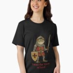 ’Twas the ’Tism, M’Lord | Medieval Frog Knight Meme Unisex T-Shirt