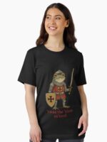 ’Twas the ’Tism, M’Lord | Medieval Frog Knight Meme Unisex T-Shirt