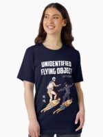UFO funny Lets Surf Gintoki Unisex T-Shirt