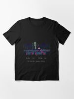 VA 11 Hall A Cyberpunk Bartender Action Menu Screen Unisex T-Shirt