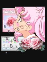 Vaporwave Chibi Moon Unisex T-Shirt