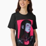 Vaporwave Cyborg Heart Girl Unisex T-Shirt
