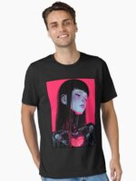 Vaporwave Cyborg Heart Girl Unisex T-Shirt