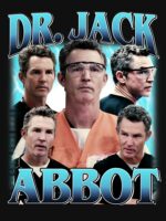 Vintage 90s Retro Dr. Jack Abbot Doctor Unisex T-Shirt - Image 7