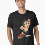 Vintage Astroboy Anime Robot Show Astro Boy Space Art Childhood Cartoon Manga Unisex T-Shirt