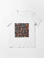 Vintage bookstore all over pattern Unisex T-Shirt
