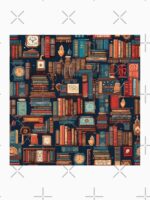 Vintage bookstore all over pattern Unisex T-Shirt