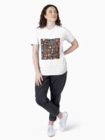 Vintage bookstore all over pattern Unisex T-Shirt