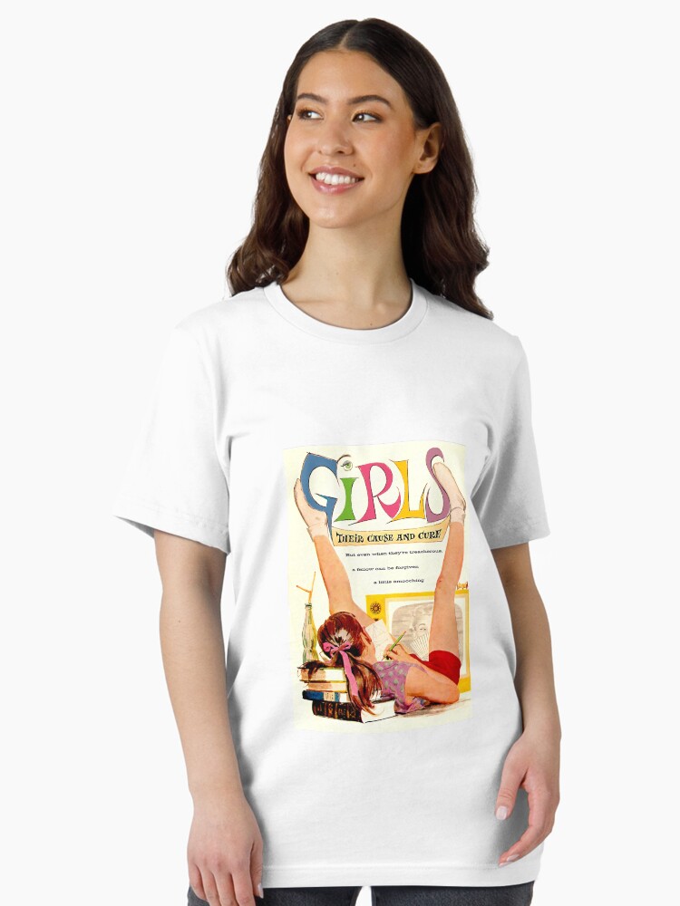 Vintage Girls Book cover Unisex T-Shirt