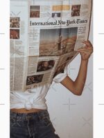 Vogue newspaper aesthetic Unisex T-Shirt