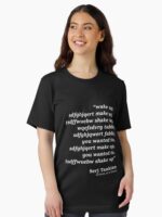 Wake up - System of a Down - Chop Suey parody Unisex T-Shirt - Image 2