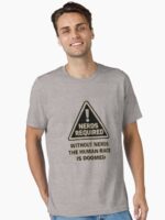 Without Nerds The Human Race Is DOOMED Nerds Required Distressed Logo Unisex T-Shirt